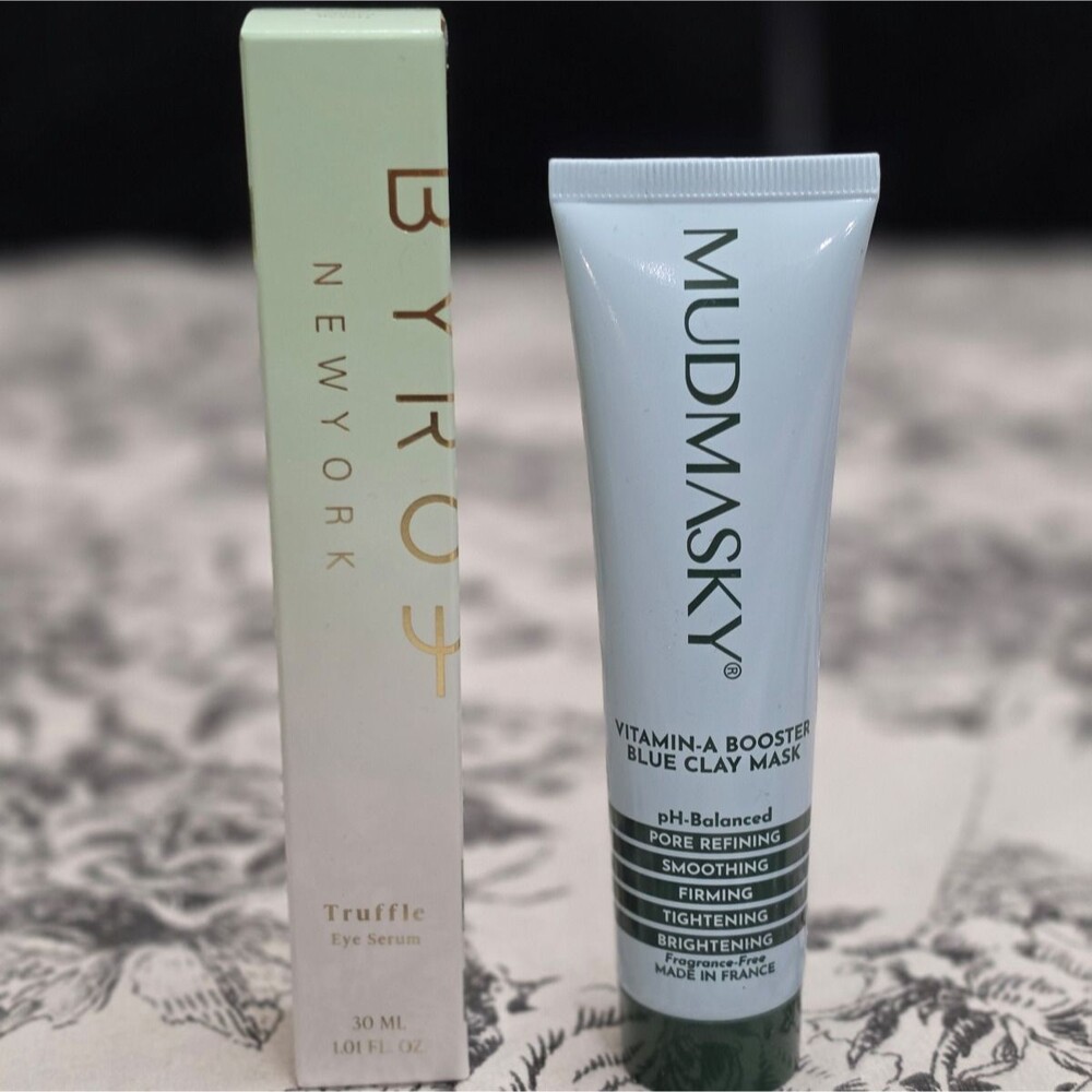 Bundle Byroe Truffle Eye Serum & MUDMASKY Blue Clay Mask -Retail Value $113